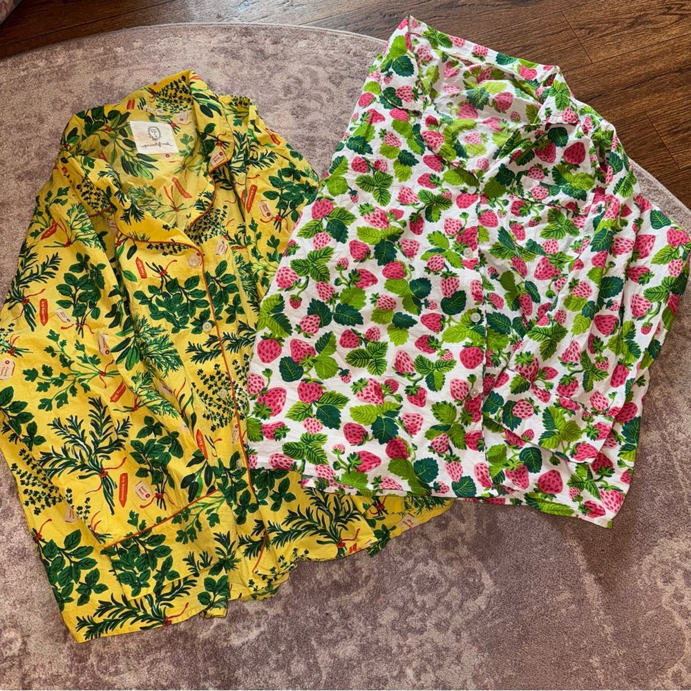 Printfresh Women’s 6x Patterned Yellow Garden Her… - image 1